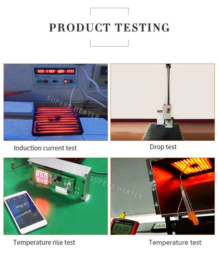 120*120mm 220V 650W Ceramic Heater for Steak Machine