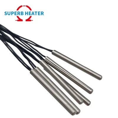 24V 44V 48V 25W 30W Double Semi -sikilè Tib chofaj elektrik ak eleman chofaj fann pou ekipman semi-kondiktè ak chip