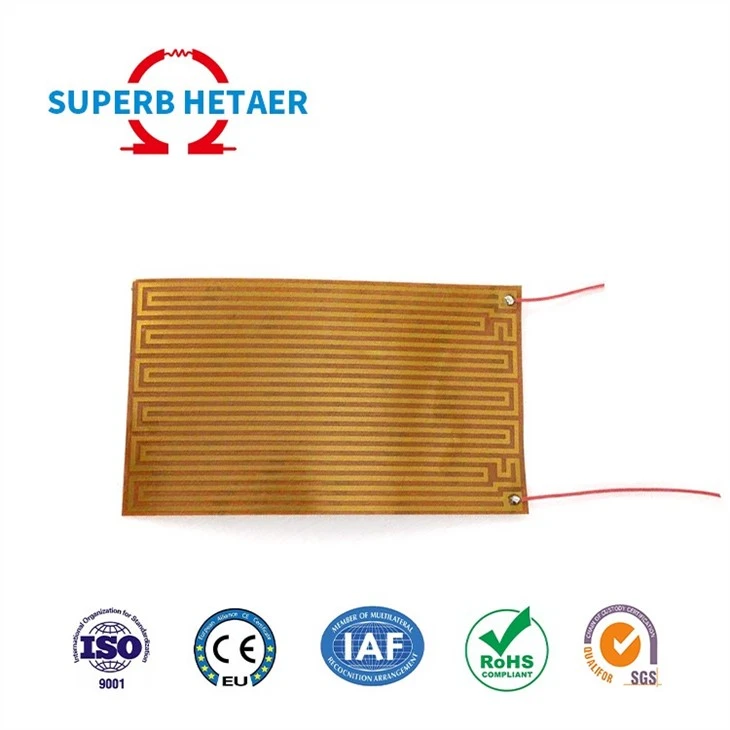 Industrial PI Kapton Polyimide Film Heater Heating Element
