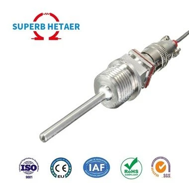 PT100 Tanperati Capteur ak Ss An kwiv Metal House