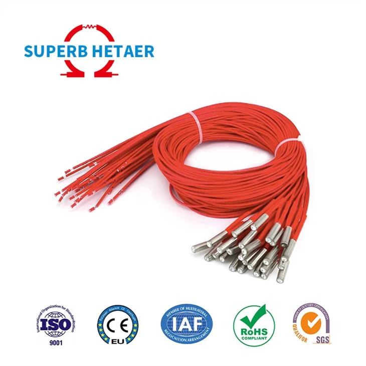 12V 6 * 20mm aparèy chofaj katouch pou enprimant 3D