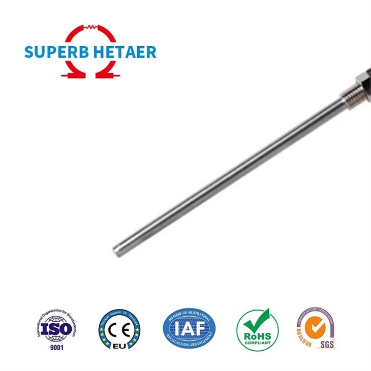 8*200mm M8 Probe Type Thermocouple Temperature Sensor 2 Wire