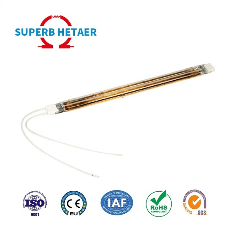 Shortwave Gold-plated Infrared Quartz Heater