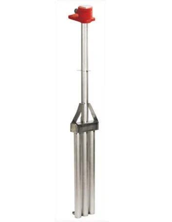 Vètikal Triple Metal elektrik Immersion Chofaj